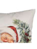 Clayre & Eef Kussenhoes wit/rood - (L)45 x (B)45 cm
