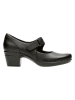 Clarks Skórzane czółenka "Emslie Lulin" w kolorze czarnym