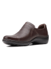 Clarks Skórzane slippersy "Cora Poppy" w kolorze brązowym