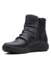 Clarks Skórzane botki "Caroline Orchid" w kolorze czarnym