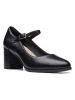 Clarks Leder-Pumps "Freva 55" in Schwarz