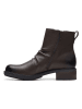Clarks Leder-Boots "Hearth Rose" in Braun