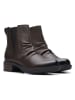 Clarks Leren boots "Hearth Rose" bruin