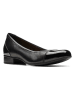 Clarks Leder-Ballerinas "Juliet Step" in Schwarz