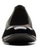 Clarks Leder-Ballerinas "Juliet Step" in Schwarz