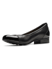 Clarks Leder-Ballerinas "Juliet Step" in Schwarz