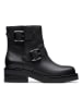 Clarks Leder-Boots "Rebelle" in Schwarz