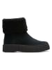 Clarks Leder-Boots "Torhill Turn" in Schwarz