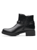 Clarks Leder-Boots "Hearth Kaylie" in Schwarz