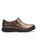 Clarks Skórzane slippersy "Certina Pure" w kolorze brązowym