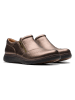 Clarks Skórzane slippersy "Certina Pure" w kolorze brązowym