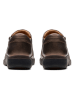 Clarks Skórzane slippersy "Certina Pure" w kolorze brązowym