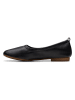 Clarks Leder-Ballerinas "Fawna" in Schwarz