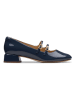 Clarks Leder-Pumps "Daiss 30 Shine" in Dunkelblau