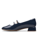 Clarks Leder-Pumps "Daiss 30 Shine" in Dunkelblau