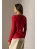 Perfect Cashmere Kaszmirowy sweter "Shannon" w kolorze czerwonym