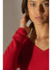 Perfect Cashmere Kaszmirowy sweter "Shannon" w kolorze czerwonym