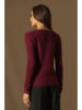 Perfect Cashmere Kasjmieren trui "Gaby" bordeaux