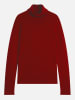 Perfect Cashmere Kaschmir-Rollkragenpullover "Willow" in Dunkelrot