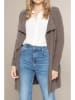 Perfect Cashmere Kasjmieren vest "Abigail" taupe