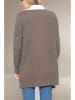 Perfect Cashmere Kasjmieren vest "Abigail" taupe
