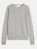 Perfect Cashmere Kaschmir-Pullover "Wilma" in Hellgrau