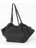 Lia Biassoni Leder-Shopper "Conza" in Schwarz - (B)60 x (H)33 x (T)15 cm