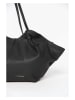 Lia Biassoni Leder-Shopper "Conza" in Schwarz - (B)60 x (H)33 x (T)15 cm