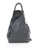 Lucca Baldi Leder-Rucksack "Novara" in Anthrazit/ Schwarz - (B)29 x (H)34 x (T)13 cm