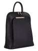 Lucca Baldi Leren rugzak "Cervia" zwart - (B)33 x (H)35 x (D)12 cm