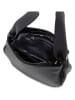 Lucca Baldi Leder-Schultertasche "Terni" in Schwarz - (B)34 x (H)25 x (T)13 cm