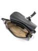 Lia Biassoni Leder-Umhängetasche "Neva" in Schwarz - (B)20 x (H)16 x (T)6 cm