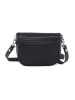 Lia Biassoni Leder-Umhängetasche "Neva" in Schwarz - (B)20 x (H)16 x (T)6 cm