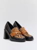 Bellucci Pumps in Hellbraun/ Schwarz