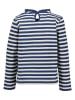 Blue Seven Longsleeve donkerblauw/crème