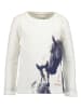 Blue Seven Longsleeve in Weiß