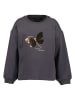 Blue Seven Bluza w kolorze antracytowym