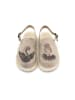Goby Leder-Clogs in Beige