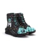 Goby Boots zwart/turquoise