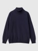 Benetton Rollkragenpullover in Dunkelblau