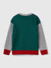 Benetton Trui donkerblauw/groen/grijs