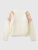Benetton Sweter w kolorze kremowym