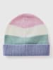 Benetton Mütze in Rosa/ Türkis/ Lila