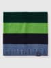 Benetton Loop-Schal in Schwarz/ Grün/ Blau