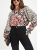 Milan Kiss Bluse in Creme/ Schwarz