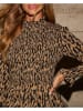 Milan Kiss Blouse lichtbruin/zwart