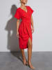 Milan Kiss Jurk rood