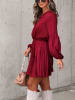 Milan Kiss Jurk bordeaux