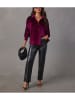 Milan Kiss Fluwelen blouse fuchsia