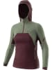 DYNAFIT Fleece vest "Tour Wool" kaki/bordeaux
